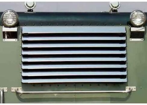 Technical Precision Replacement for Peterbilt 377 Year 1998 SS Rear Window Shade with 8 LOUVERS in Saudi Arabia