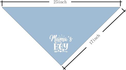 Mama's Boy Dog Bandana, Dog Bandana for Small Medium Dogs, Funny Cute Dog Bandana, Gift for Dog Lover, Pet Dog Gender Revealing Triangle Scarf, Pet Scarf Accessories, Dog Bandana Pet Scarf (B35) in Saudi Arabia