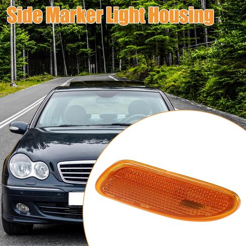 uxcell Side Marker Light Housing Turn Signal Lamp Cover for Mercedes-Benz C230 C240 C280 C320 C350 No.A2038200721/A2038200821 in Saudi Arabia
