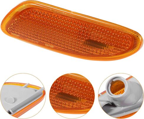 uxcell Side Marker Light Housing Turn Signal Lamp Cover for Mercedes-Benz C230 C240 C280 C320 C350 No.A2038200721/A2038200821 in Saudi Arabia