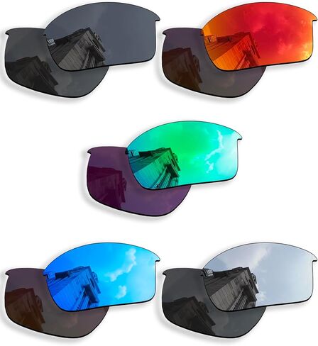 5 أزواج من العدسات البديلة المستقطبة لنظارات Oakley Bottle Rocket OO9164 الشمسية، مضادة للخدش والصدمات in Saudi Arabia
