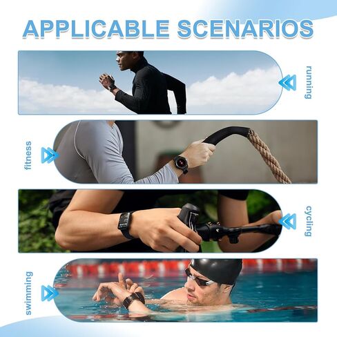 30 PCS Watch Band Holder, Watchs Accessories for Sport & Smart Watches, Watch Band Holder Loop Compatible with Invicta, Casio, Garmin(0.7+0.8+0.9in, Black) in Saudi Arabia