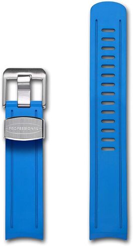 Crafter Blue CB02 20 مم حزام ساعة منحني بطرف مطاطي بديل لـ Seiko Sumo SPB101J1، SPB125J1، SPB103J1، SBDC001، SBDC003، SBDC031، SBDC033، SBDC057، SBDC069، SBDC081، SBDC083 إلخ in Kuwait