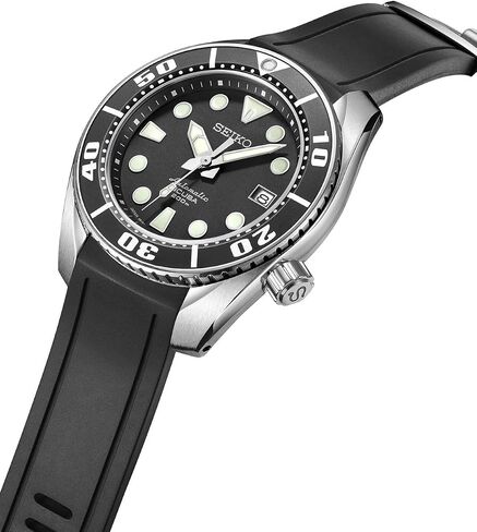 Crafter Blue CB02 20 مم حزام ساعة منحني بطرف مطاطي بديل لـ Seiko Sumo SPB101J1، SPB125J1، SPB103J1، SBDC001، SBDC003، SBDC031، SBDC033، SBDC057، SBDC069، SBDC081، SBDC083 إلخ in Kuwait