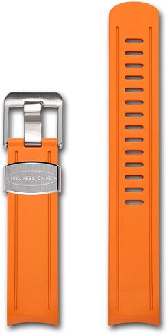 Crafter Blue CB02 20 مم حزام ساعة منحني بطرف مطاطي بديل لـ Seiko Sumo SPB101J1، SPB125J1، SPB103J1، SBDC001، SBDC003، SBDC031، SBDC033، SBDC057، SBDC069، SBDC081، SBDC083 إلخ in Kuwait