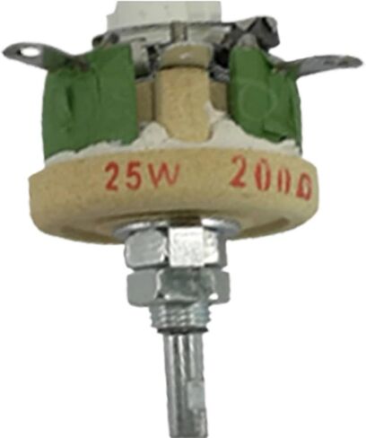 5Pcs Wire Wrap Load Variable Disk Potential Resistor BCI-25W50R100R200R300R Disc Ceramic Disk Resistor(5) in Saudi Arabia