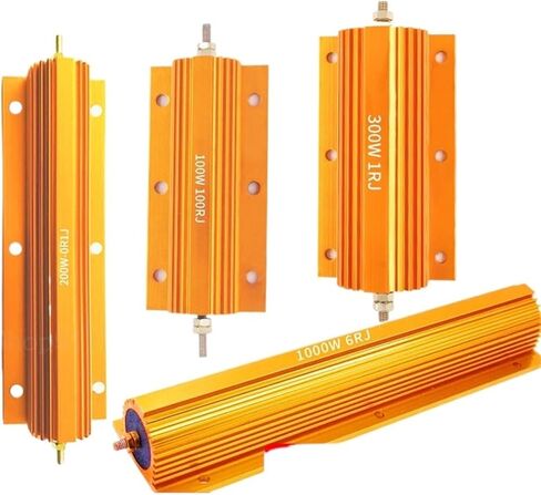 300W الألومنيوم الطاقة معدن شل حالة Wirewound المقاوم 0.1R ~ 100R 0.1R 0.5R 1R 2R 2.5R 3R 4R 5R 6R 8R 10R 20R 50R 100R أوم (10R) in Kuwait