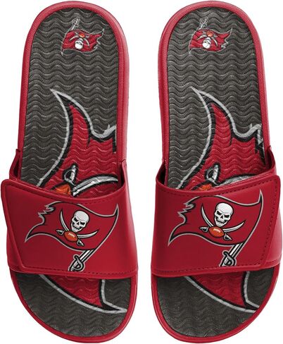 FOCO كليفلاند براونز NFL للرجال Colorblock Big Logo Gel Slides - L in Saudi Arabia
