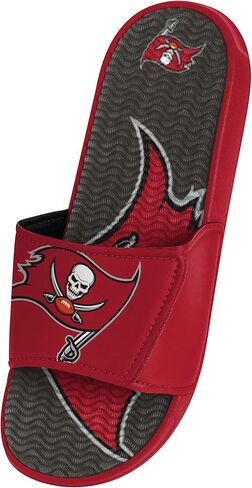 FOCO كليفلاند براونز NFL للرجال Colorblock Big Logo Gel Slides - L in Saudi Arabia