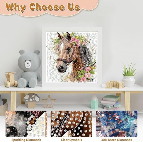Genius maker Diamond Art Kits with Frame, 5D Diamond Art Kits, Cat Diamond Gem Art for Girls Boys, Diamond Dots Kits, Painting Arts and Crafts for Home Wall Decor(7x7inch) in Kuwait