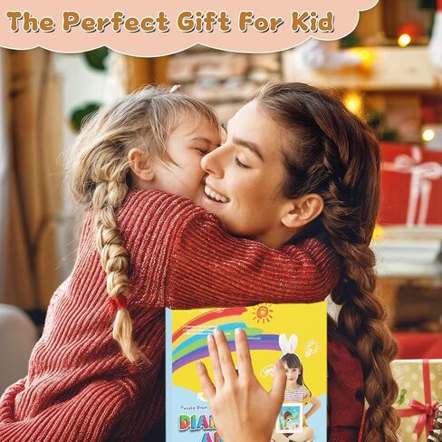Genius maker Diamond Art Kits with Frame, 5D Diamond Art Kits, Cat Diamond Gem Art for Girls Boys, Diamond Dots Kits, Painting Arts and Crafts for Home Wall Decor(7x7inch) in Kuwait