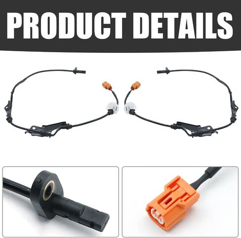 Anxingo 2 Pcs Front Left & Right ABS Wheel Speed Sensor Replacement for Acura TSX 2004-2008, Honda Accord 2003-2007 Replaces 57450-SDC-013 57455-SDC-013 in Saudi Arabia