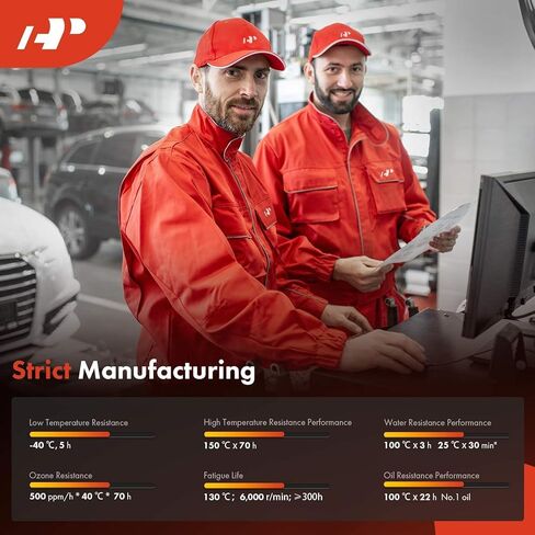 A-Premium Engine Serpentine Drive Belt Compatible with Toyota, Dodge, Chevy, GMC, Honda, Mazda, Mitsubishi, Ford, Pontiac, Eagle, Porsche, Saturn & Mercury Cars - Camry, Avenger, HHR, Cobalt, 40.01 In in Saudi Arabia
