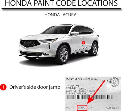 R&E Paint Supply Compatible with Honda NH883P, Platinum White, Tri-Coat Automotive Paint, 11oz Aerosol in Saudi Arabia