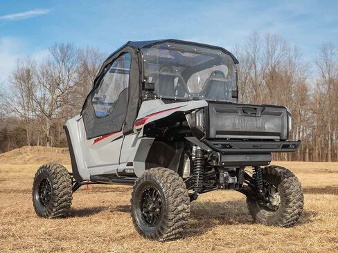 SuperATV Rear Bumper Compatible with 2021+ Yamaha Wolverine RMAX 2, Made of Heavy Duty Steel Tubing, Black UV Resistant Powder Coating, Mounts Directly to The Frame, See Fitment, USA Made in Saudi Arabia