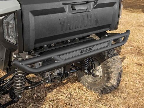 SuperATV Rear Bumper Compatible with 2021+ Yamaha Wolverine RMAX 2, Made of Heavy Duty Steel Tubing, Black UV Resistant Powder Coating, Mounts Directly to The Frame, See Fitment, USA Made in Saudi Arabia