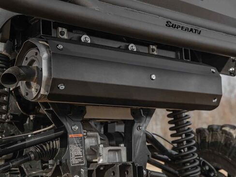 SuperATV Rear Bumper Compatible with 2021+ Yamaha Wolverine RMAX 2, Made of Heavy Duty Steel Tubing, Black UV Resistant Powder Coating, Mounts Directly to The Frame, See Fitment, USA Made in Saudi Arabia