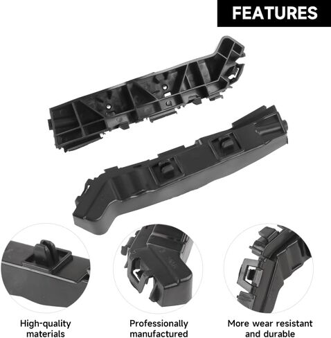 1 Pair Left and Right Side Front Bumper Bracket Bumper Mount Support Bracket - Compatible for Honda Accord Crosstour 2010-2011 - Replace Part 71198TW0H01, 71193TW0H01 in Saudi Arabia