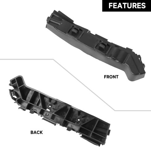 1 Pair Left and Right Side Front Bumper Bracket Bumper Mount Support Bracket - Compatible for Honda Accord Crosstour 2010-2011 - Replace Part 71198TW0H01, 71193TW0H01 in Saudi Arabia
