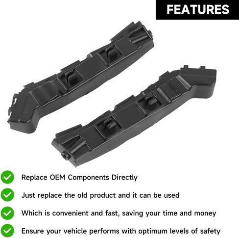 1 Pair Left and Right Side Front Bumper Bracket Bumper Mount Support Bracket - Compatible for Honda Accord Crosstour 2010-2011 - Replace Part 71198TW0H01, 71193TW0H01 in Saudi Arabia