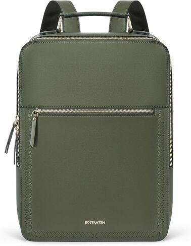 حقيبة الظهر الجلدية Bostanten 15.6 بوصة BAPOP BAG TRAIVE CASTALE COMPATE COLLERT COLLERT BOSTHENT COTHER COTHER in Kuwait