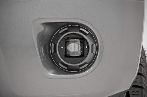 Rough Country 2" Square SAE LED Fog Lights | 2400 Lumens | Pair - 70907 in Saudi Arabia