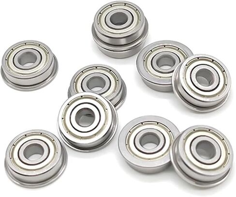 10PCS F624ZZ 4x13x5 mm Flange Ball Bearings ABEC-7 624 Flange Bearing 10pcs/lot in Saudi Arabia