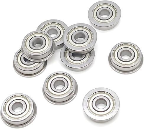 10PCS F624ZZ 4x13x5 mm Flange Ball Bearings ABEC-7 624 Flange Bearing 10pcs/lot in Saudi Arabia