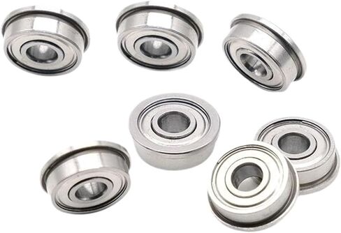 10 قطعة FR2-5ZZ شفة تحمل 3.175x7.938x3.571mm ABEC-7 بوصة ذات حواف FR2-5 Z ZZ الكرات in Saudi Arabia