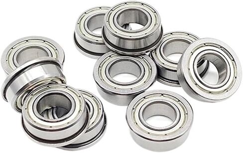 10 قطعة F63800ZZ 10X19X7mm شفة كرة أخدود عميقة تحمل F63800 F63800Z 10x19x7 مللي متر ذات حواف تحمل in Saudi Arabia