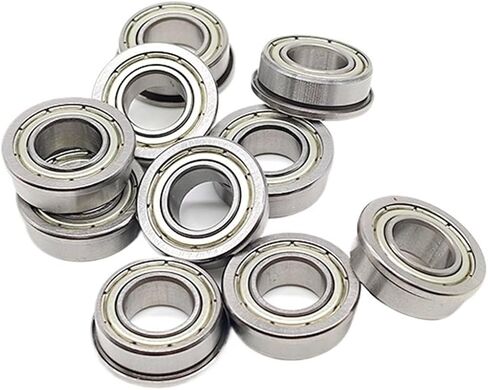 10 قطعة F63800ZZ 10X19X7mm شفة كرة أخدود عميقة تحمل F63800 F63800Z 10x19x7 مللي متر ذات حواف تحمل in Saudi Arabia