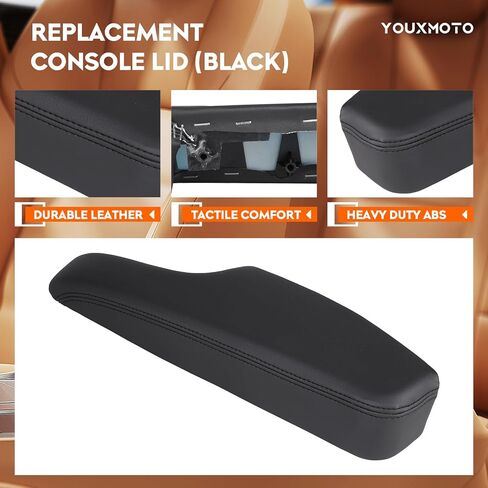 Youxmoto Right Passenger Side Armrest Front Door Trim, 2011-2023 for Chrysler 300; for Dodge Charger 11-23, Black PU Leather Inner Door Armrest, Replaces 1WK36YSAAB in Saudi Arabia