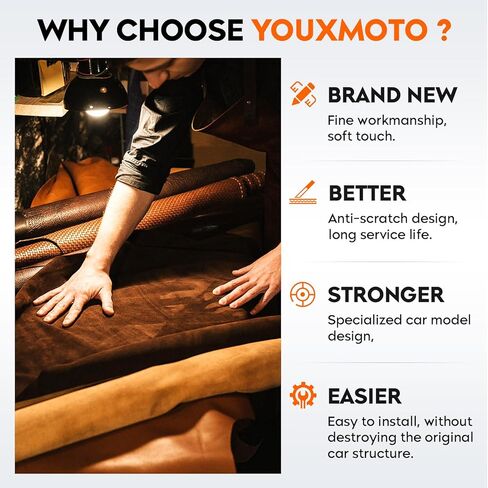 Youxmoto Right Passenger Side Armrest Front Door Trim, 2011-2023 for Chrysler 300; for Dodge Charger 11-23, Black PU Leather Inner Door Armrest, Replaces 1WK36YSAAB in Saudi Arabia