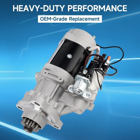 Areyourshop Starter Motor 8200308 39MT for Caterpillar 8MJ5439M, KW0779 for Cummins M970979, for Freightliner Columbia, for Peterbilt 379, for Volvo VNL, 8200289 8201079 for Kenworth T800/W900 in Saudi Arabia