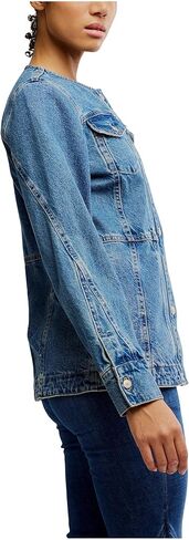 سترة Lula Denim للسيدات من Free People in Saudi Arabia