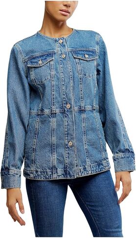 سترة Lula Denim للسيدات من Free People in Saudi Arabia