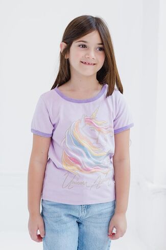 Unicorn Academy Sophia & Wildstar Girls T-Shirt Little Kid Sizes (4-6) in Kuwait