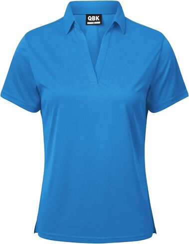 Women's UPF 50+ Golf Shirt - Dry-Fit V-Neck Tennis Top with Breathable Short Sleeves in Saudi Arabia