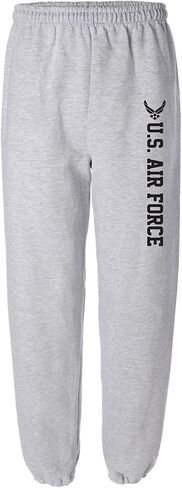 zerogravitee Air Force Sweatpants - Military Theme Elastic Bottom Sweatpants with Black Print in Saudi Arabia