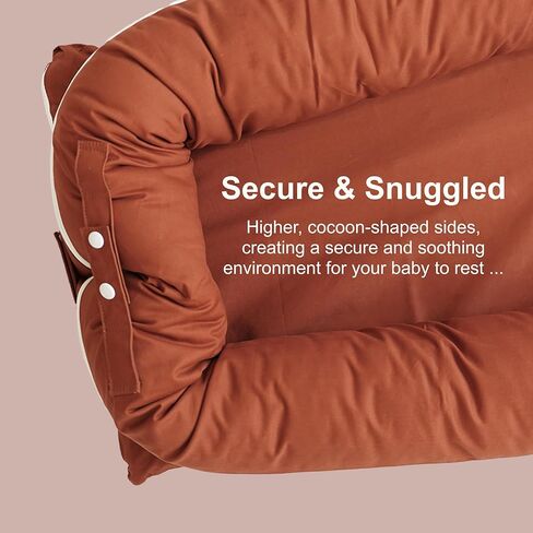 Deluxe Lounger Cover | 100% Cotton Baby Lounger Extra Cover for Dockatot Deluxe | Hypoallergenic Infant Baby Nest Replacement | Cover Only (Mistyrose) in Kuwait