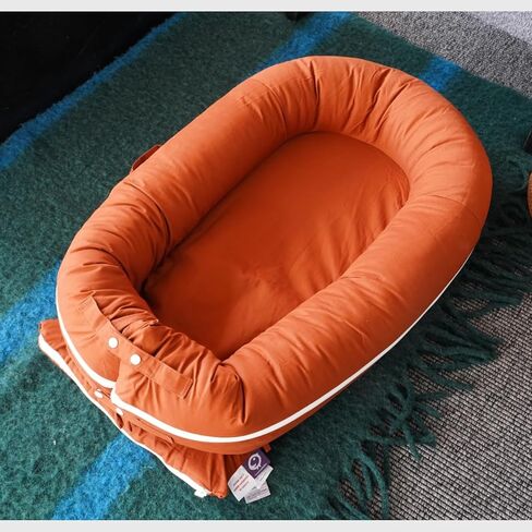 Deluxe Lounger Cover | 100% Cotton Baby Lounger Extra Cover for Dockatot Deluxe | Hypoallergenic Infant Baby Nest Replacement | Cover Only (Mistyrose) in Kuwait