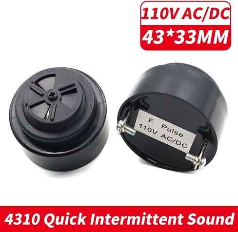 1Pcs 4310 SFM380 Active Buzzer 110V 240V DC AC Piezoelectric DC Speaker Alarm Car Dedicated Fast Intermittent Sound(1PCS 4310 F 110V) in Saudi Arabia