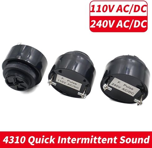 1Pcs 4310 SFM380 Active Buzzer 110V 240V DC AC Piezoelectric DC Speaker Alarm Car Dedicated Fast Intermittent Sound(1PCS 4310 F 110V) in Saudi Arabia