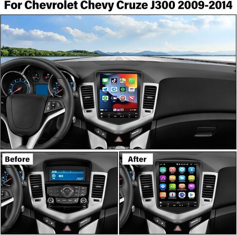 2G 64G for Chevy Cruze J300 2012 2011 2014 2013 2010 2009 2008 Android 13 Car Stereo Wireless Apple Carplay&Android Auto, 9.7 Inch Vertical Touchscreen GPS HiFi Audio Bluetooth WiFi Backup Camera in Saudi Arabia