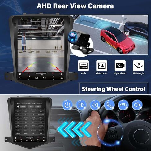 2G 64G for Chevy Cruze J300 2012 2011 2014 2013 2010 2009 2008 Android 13 Car Stereo Wireless Apple Carplay&Android Auto, 9.7 Inch Vertical Touchscreen GPS HiFi Audio Bluetooth WiFi Backup Camera in Saudi Arabia