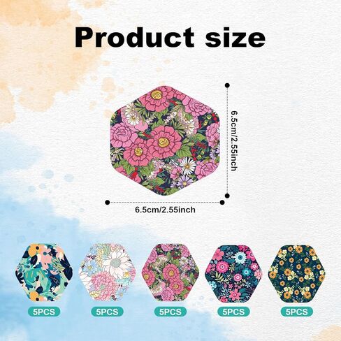 25pcs Waterproof Adhesive Patches for Libre 2/3, CGM Sensor Covers Sweatproof & Breathable Overpatches Floral Design Sensor Sticker Compatible with Libre 2 & 3 Accessories in Saudi Arabia
