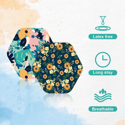 25pcs Waterproof Adhesive Patches for Libre 2/3, CGM Sensor Covers Sweatproof & Breathable Overpatches Floral Design Sensor Sticker Compatible with Libre 2 & 3 Accessories in Saudi Arabia