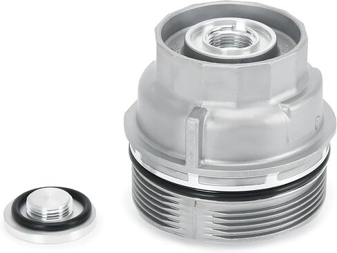 غطاء مبيت فلتر الزيت 15620-31060 متوافق مع Toyota 2007-2022 Camry 2010-2022 4Runner 2005-2022 Avalon Fj Cruiser RAV4 وLexus RX330 حامل غطاء مبيت فلتر الزيت 1562031060 + قابس 15643-31050 in Kuwait