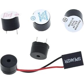 10pcs 3V 5V 12V Active Alarm Buzzer Beeper 9 * 5.5mm Mini Active Piezo Buzzer DIY Electronic Buzzers 0905(Passive Buzzer) in Saudi Arabia