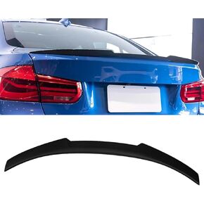 Rear Trunk Spoiler Wing Compatible for 2008-2012 BMW E90 M3 Sedan & 2006-2011 E90 3 Series 4 Door Sedan 323i 325i 325xi 330i 328i 335i 335xi 328i xDrive, Matte Black M4 Style ﻿PSM Style in Saudi Arabia